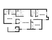 3 Bedroom, 2 Bathroom
