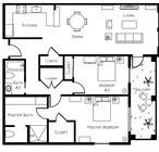 2BR/2BA