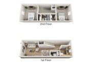 2Br 1Ba TH