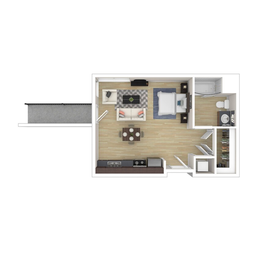 S1 Floorplan 3D - STU A