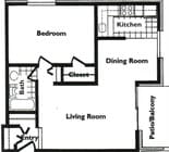 1BR/1BA