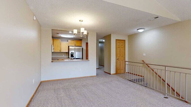 Seamless flow from the dining room into the kitchen, designed for convenience and comfort.