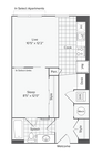 Studio with Den - A Floorplan