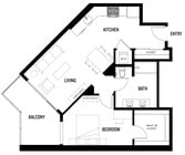A4 floor plan Rise Koreatown