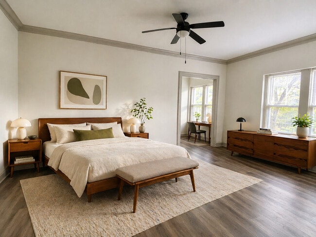 1BR, 1BA Bedroom, C Unit