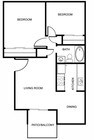 2BR/1BA