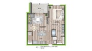 A3 floor plan Granary Flats