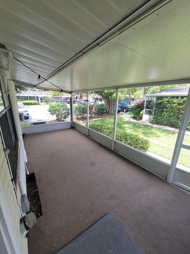 Screened in patio - 4087 E Michigan St Unit 4087