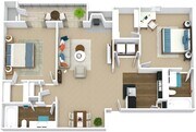 Woodstone B1 - Nivel 1 - Plano de planta 3D