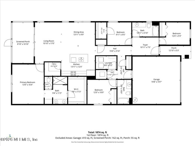 1420 Tropical Pine Cove
