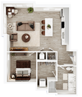 Lusso One Bedroom N1D