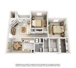 2 Bedroom | 1 Bath | 843 SF