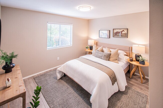 Spacious bedroom