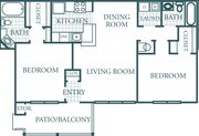 2BR/2BA