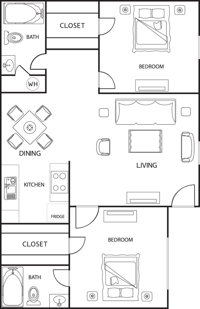 2HAB/2BA - Brazos Point Apartments