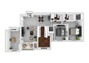 2_2_Den Deluxe floor plan 1077sqft