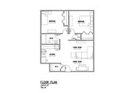 Floor Plan 2 Bedroom