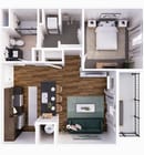 Rockpointe 1C - 650 square feet