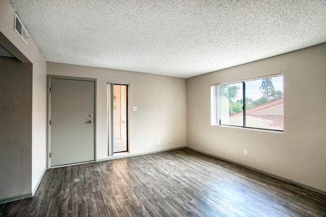 Spacious living room with ample natural light
