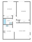 2 Bedroom 1 Bath