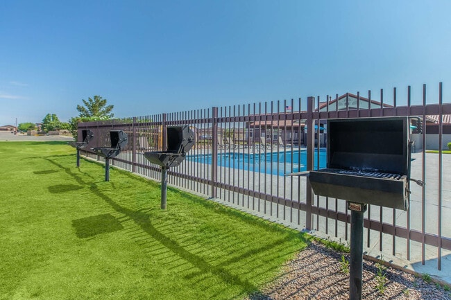 Outdoor Grills by the Poolside
