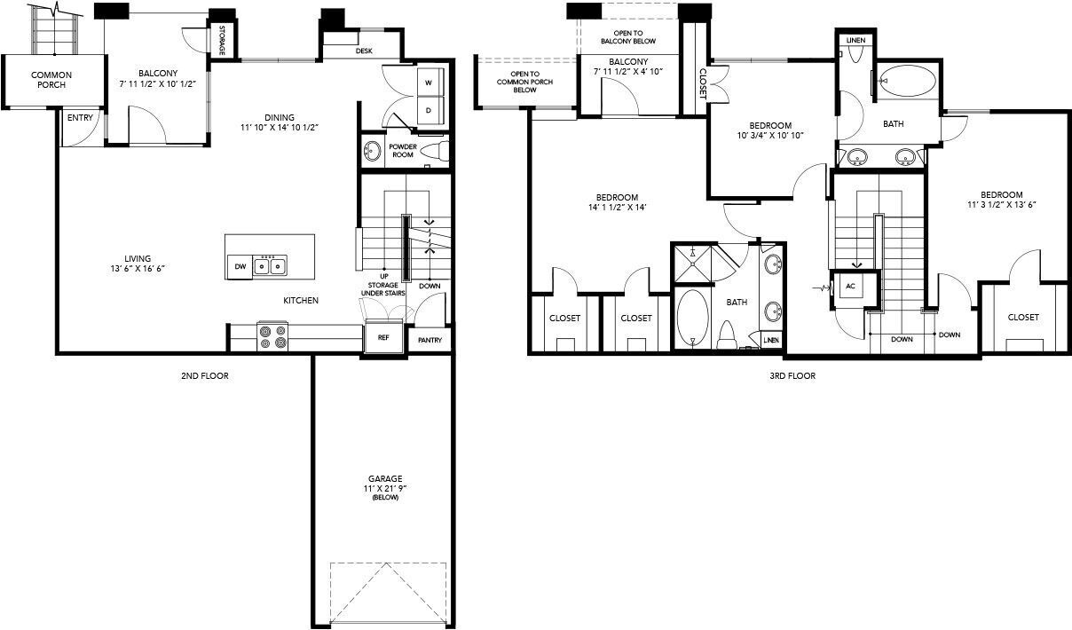 Floor Plan - C3 Townhome