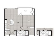 Dalian Monterrey Village - A2S - 1 Beds - 1 Baths - 823 Sq. ft.