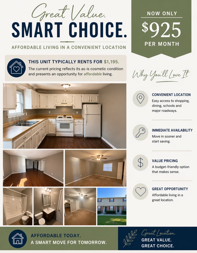 Photo - 2 Bedroom Apartment in Convenient Haw River Location Unit A