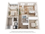 2 bed 2 bath in Glendale | 1092 sq ft