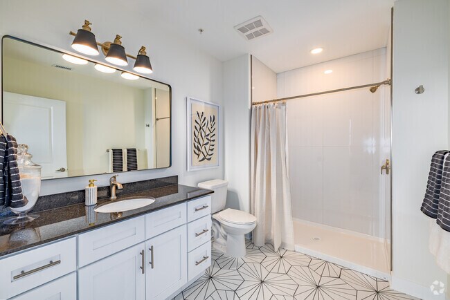 2BR. 2BA - 1,278SF - Primary Bathroom