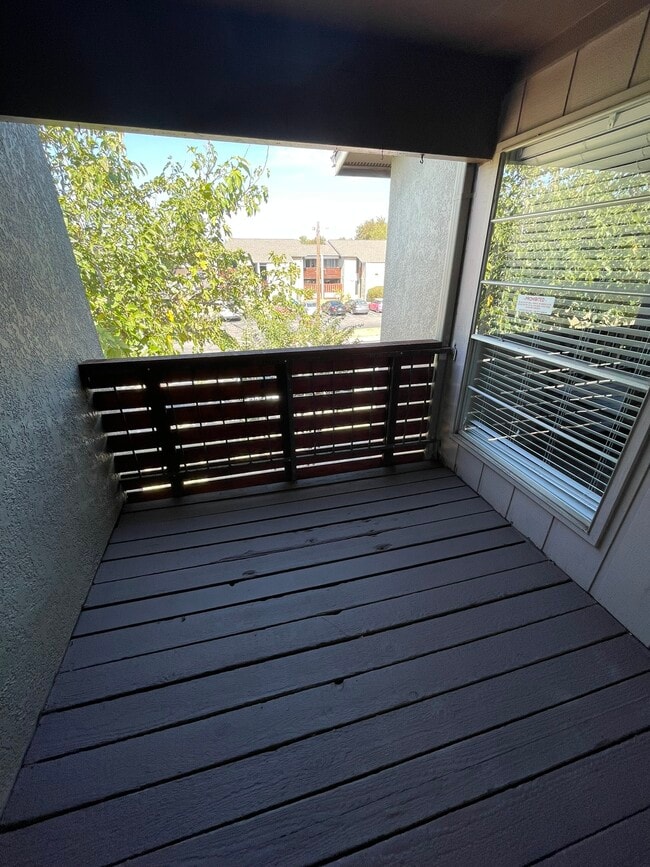 Large patio