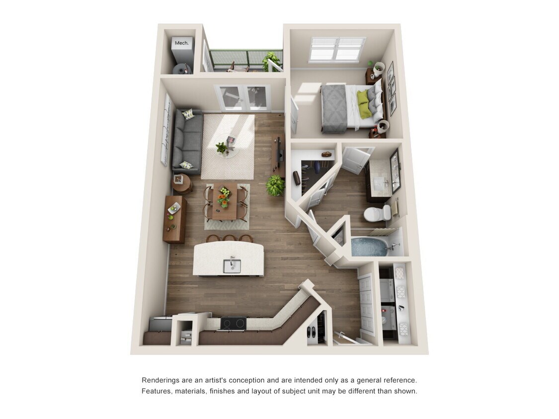 Floor Plan - A2-1x1