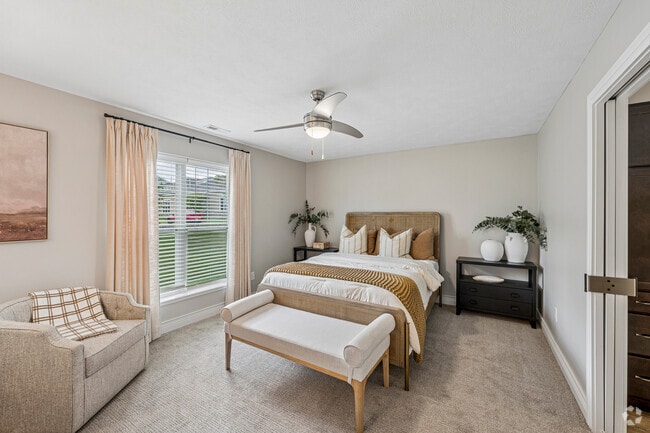 Lisbon 2BR, 2BA - 1,191SF - First Bedroom