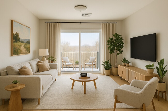 Sample rendering with furniture - Clock Tower Square