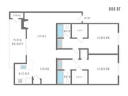 Two bedroom, two bathroom