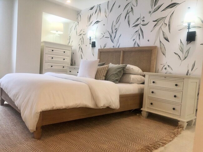 Fully Furnished Primary Bedroom - 10751 Wilshire Blvd Unit #1203
