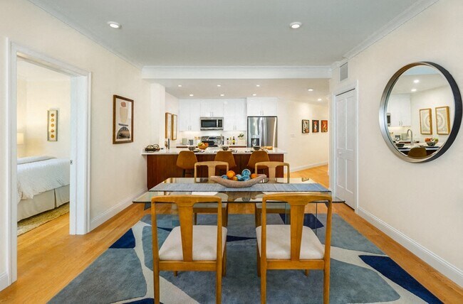 Adams Building Dining Area and Kitchen