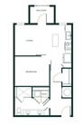 S1D floor plan The Hartley at Blue Hill