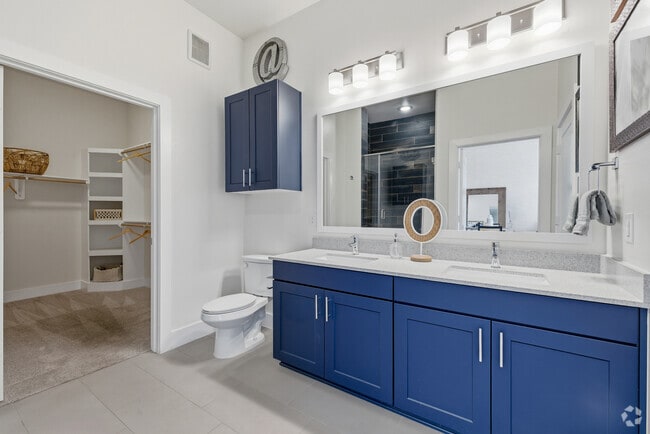 1BR, 1BA - 743SF - Bathroom - Foundry on 19th