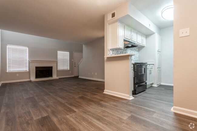Living Room, Dining Room, and Kitchen