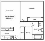 1BR/1BA