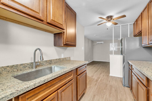 Kitchen of two bedroom unit