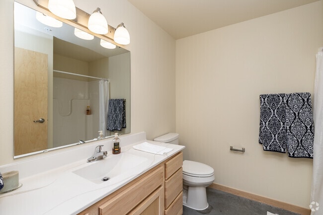 Studio - 522SF - Bathroom - 650 Apartments