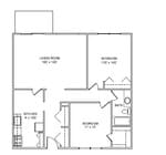 2BR/1BA