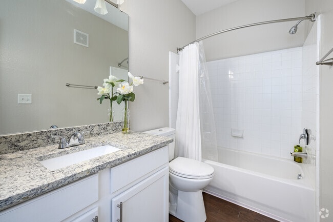 2BD, 2BA Bathroom - Waters Edge Apartments