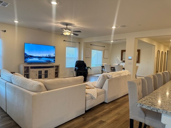 Photo - Beautiful single-story home built in 2023 featuring 4 bedrooms, 3 bathrooms, and approximately 2,...