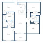 3x2 Renovated Floor Plan