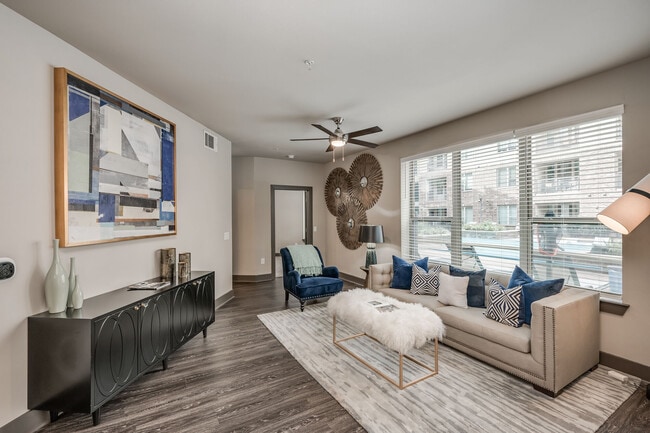 1BD, 1BA + Study - 1065SF - Living Room