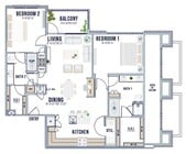 B8 | 1261 sq ft