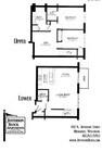 2 Bed + Den / 1.5 Bath - 1,392 SF